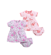 Frock – Salmon & Pink