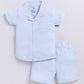 Baby Boy Solid Color T Shirt & Short-SKY