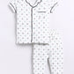 Printed Half Sleeves Baby Boy Night Suit-OLIVE
