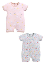 Half Sleeve Romper for Girls - Mint & Rose