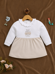 Frock – Cream Teddy Love