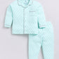 Baby Girl Printed Full Sleeve Night Suit-PEACH