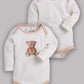 Boys Baby Romper for All Season/Sleep Suit/Comfort fit/ 100% Cotton (Set of 2)-BEIGE