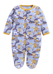 Full Sleeve Romper for Boys - Yellow