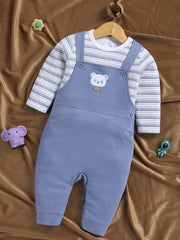 Dungaree - Blue Happy Bear