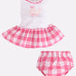 Baby girl Knee Length Dress-PINK