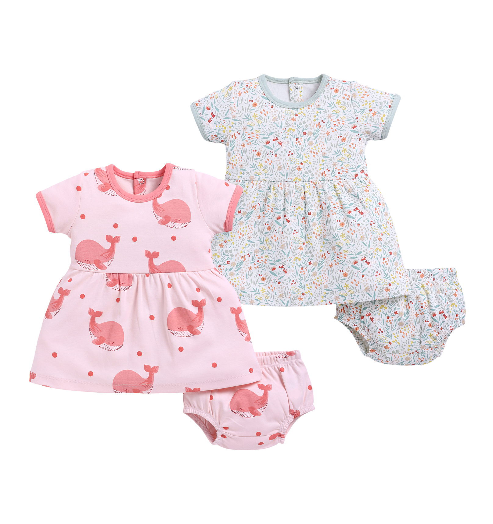 Frock – Mint & Salmon