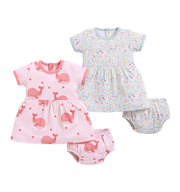 Frock – Mint & Salmon