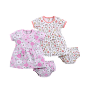 Frock – Teal & Pink