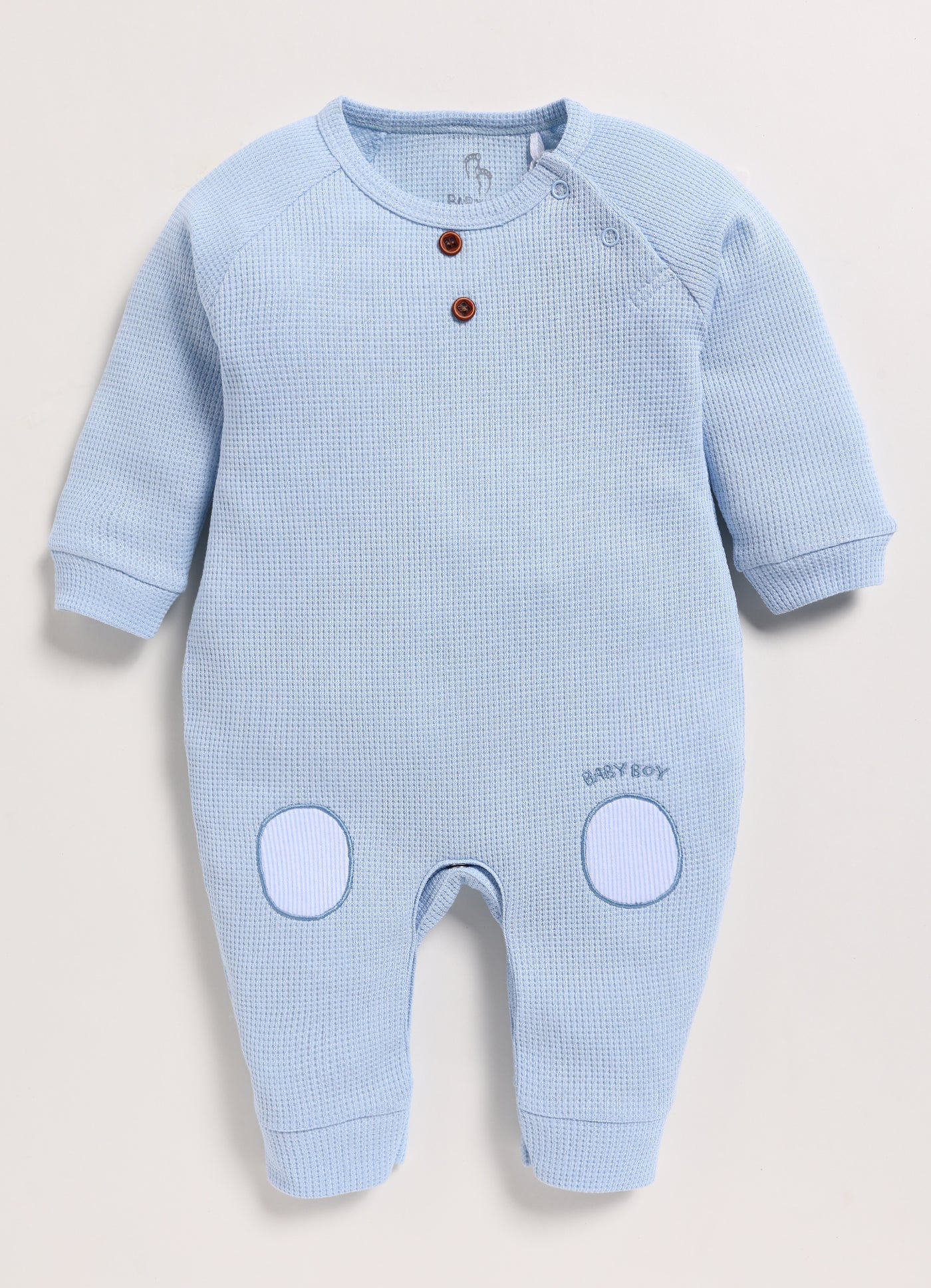 Full Sleeve Romper for Boys – Cream Baby Boy