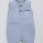 Baby Boy Sleeveless Desiger Romper-BLUE