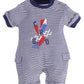 Half Sleeves Round neck Romper/Summer clothes/Creeper/new born/infent wear/ for Baby Boys 100% Pure Cotton-NAVY