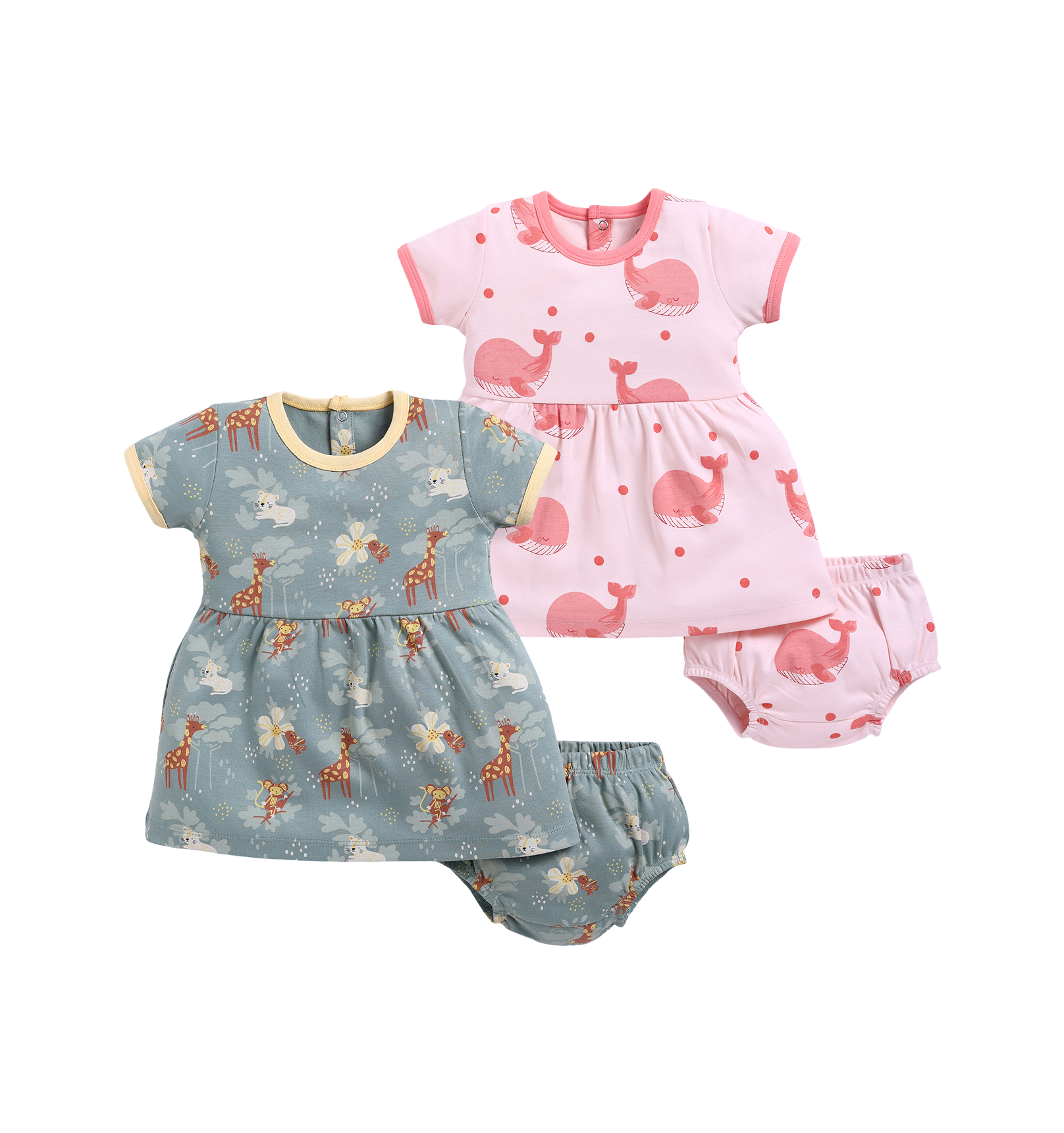Frock – Salmon & Olive