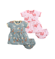 Frock – Salmon & Olive