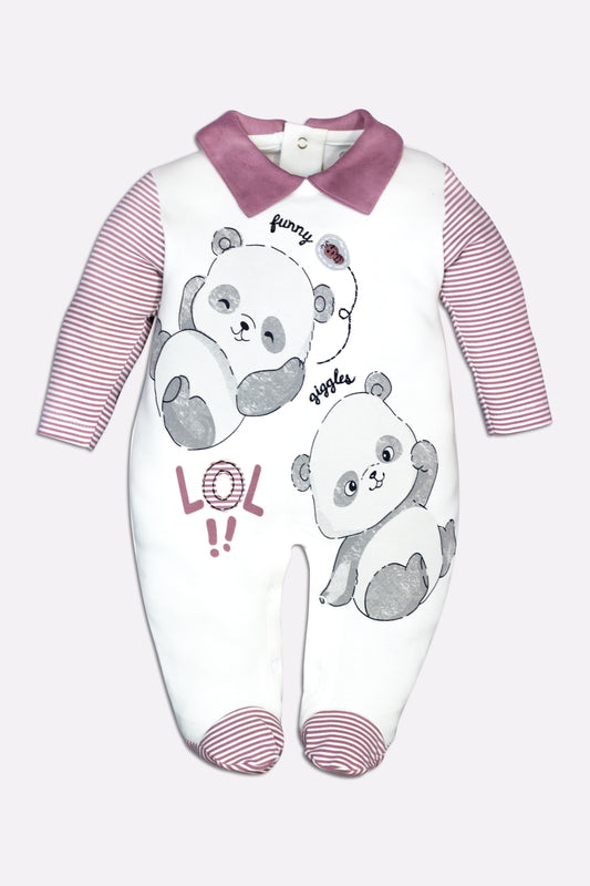 Cute Panda print Romper for Baby Boy-ROSE