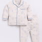 Baby Boy Comfy Full Sleeve Night Suit-BEIGE