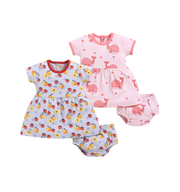 Frock – Peach & Salmon