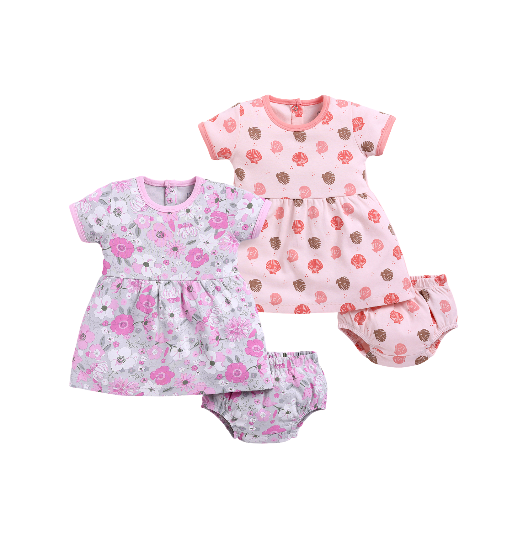 Frock – Pink & Coral
