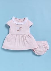 Frock – Light Pink Blossom Ruffle