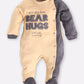 Designer Printed Full Sleeves Romper For Baby Boys BEIGE & OLIVE