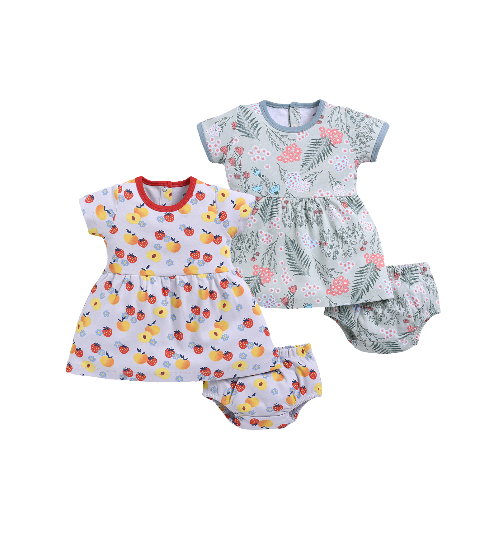 Frock – Peach & Sage