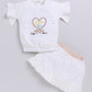 Baby Girl Floral T shirt & Short-OFF WHITE