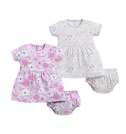 Frock – Mint & Pink