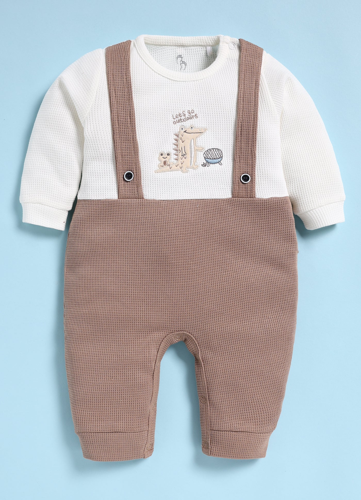 Full Sleeve Romper for Boys – Brown Fun Outdoors