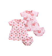 Frock – Salmon & Coral