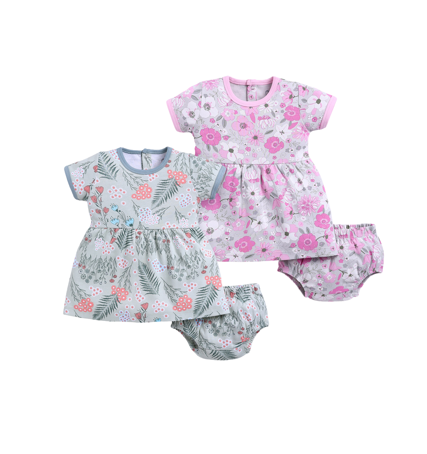 Frock – Pink & Sage