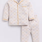 Playful Printed Baby Boy Night Suit-BEIGE