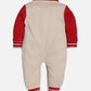 Full Sleeves Rompers/Bodysuit/Sleepsuit for Baby Boys - BEIGE