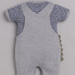100% Pure Cotton Dungaree for Baby Boys-BEIGE