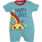 Half Sleeves Round neck Romper/Summer clothes/Creeper/new born/infent wear/ for Baby Boys 100% Pure Cotton-GREEN