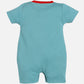 Half Sleeves Round neck Romper/Summer clothes/Creeper/new born/infent wear/ for Baby Boys 100% Pure Cotton-GREEN
