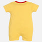 Half Sleeves Round neck Romper/Summer clothes/Creeper/new born/infent wear/ for Baby Boys 100% Pure Cotton-YELLOW