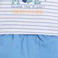T-shirt and Shorts Set for Baby Boys 100% pure cotton-SKY