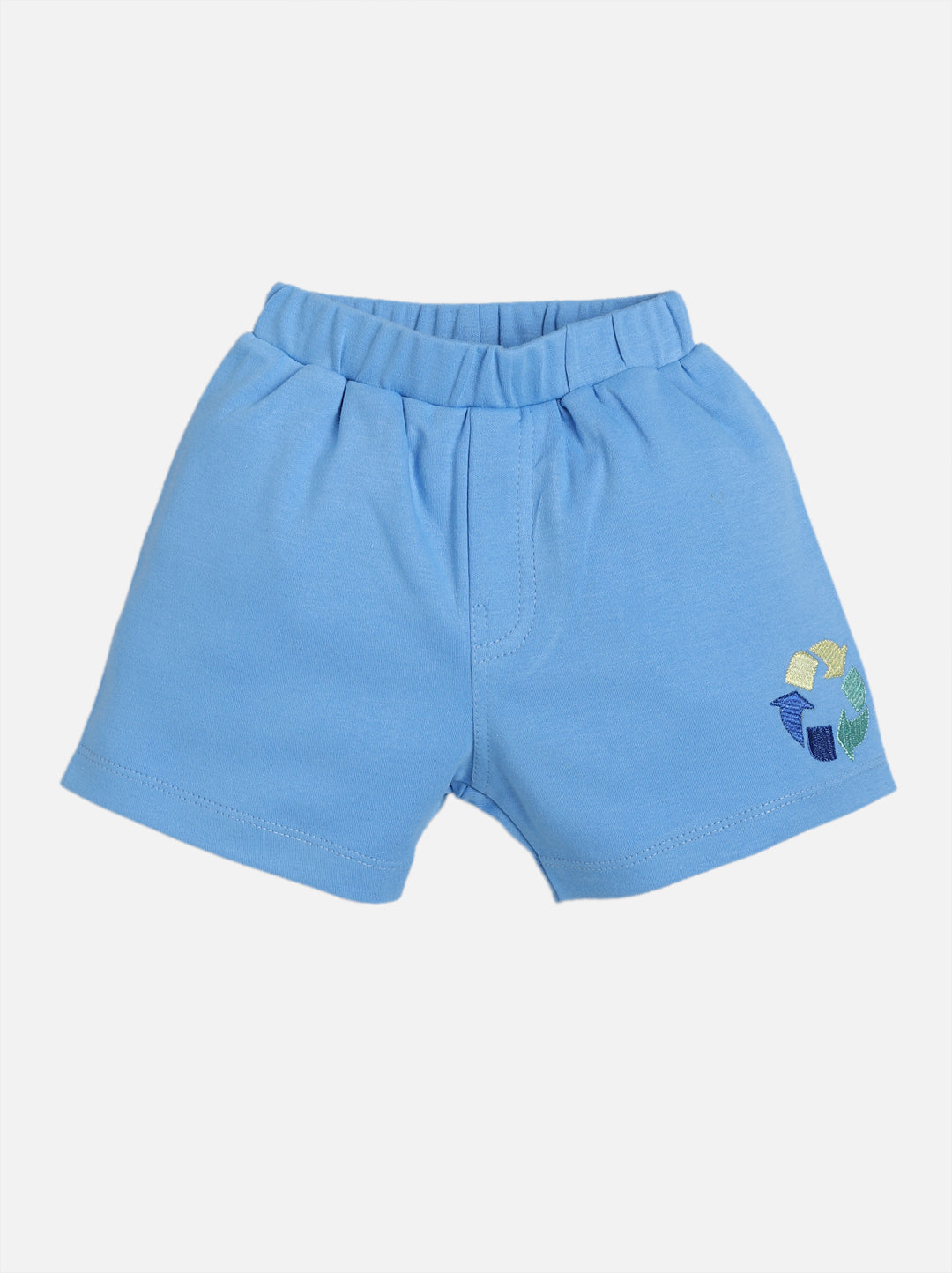 T-shirt and Shorts Set for Baby Boys 100% pure cotton-SKY
