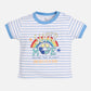 T-shirt and Shorts Set for Baby Boys 100% pure cotton-SKY