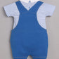 100% Pure Cotton Dungaree for Baby Boys-ROYAL