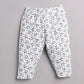 BABY GO unisex-baby Cotton Pyjamas WHITE MELLANGE