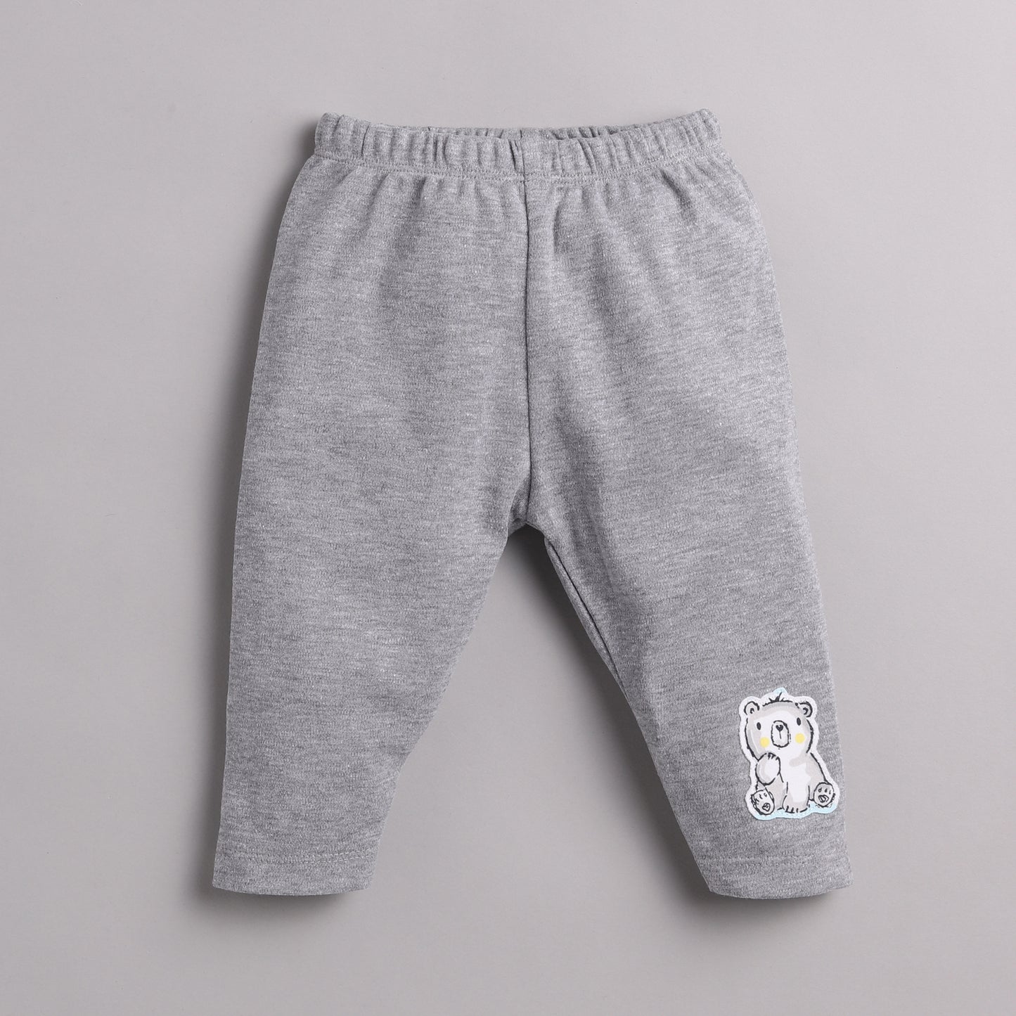 BABY GO unisex-baby Cotton Pyjamas WHITE MELLANGE