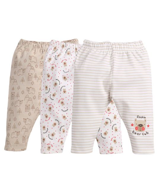 BABY GO unisex-baby Cotton Pyjamas BEIGE