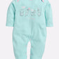 BabyGo 100% Cotton Rompers/Sleepsuits/Jumpsuit/Night Suits for Baby Girls, New-Born, infants, Pack of 2 Combo