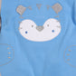 BABY GO 100% Pure Cotton Full Sleeves Rompers/Bodysuit/Sleepsuit for Baby Boys-BLUE