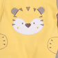 Full Sleeves Rompers/Bodysuit/Sleepsuit for Baby Boys-YELLOW
