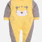 Full Sleeves Rompers/Bodysuit/Sleepsuit for Baby Boys-YELLOW