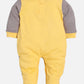 Full Sleeves Rompers/Bodysuit/Sleepsuit for Baby Boys-YELLOW