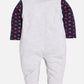 Full Sleeves Pirate Rompers/Bodysuit/Sleepsuit for Baby Boys-NAVY