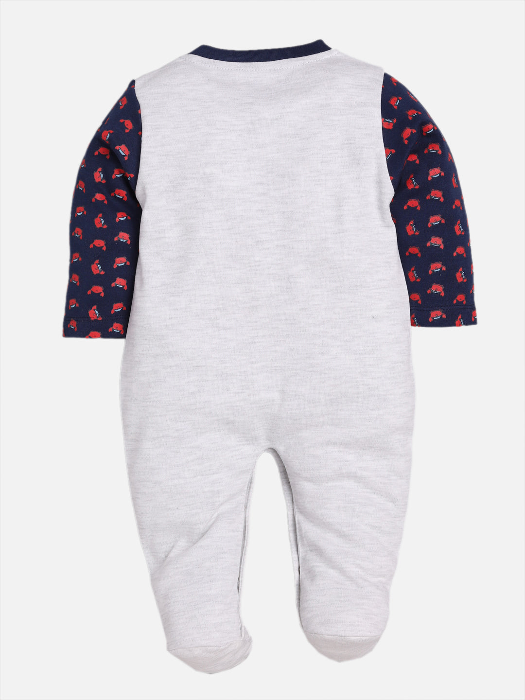 Full Sleeves Pirate Rompers/Bodysuit/Sleepsuit for Baby Boys-NAVY